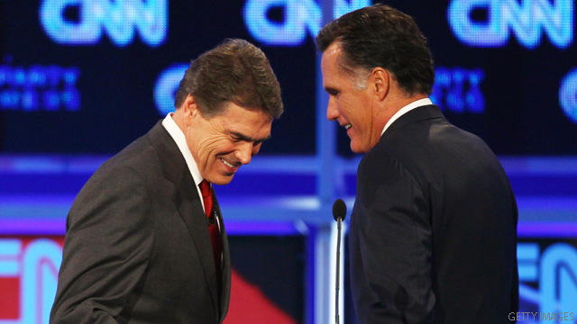 CNN Poll: Perry still at top but Romney stronger vs. Obama