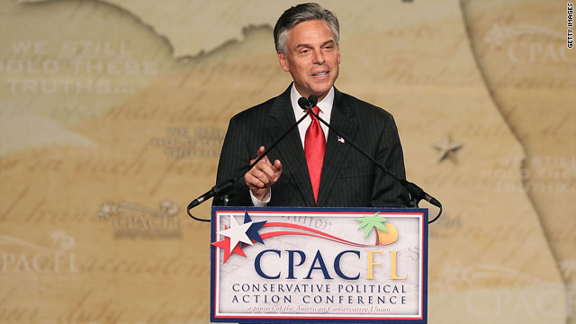 Addressing conservatives, Huntsman calls for big tent GOP