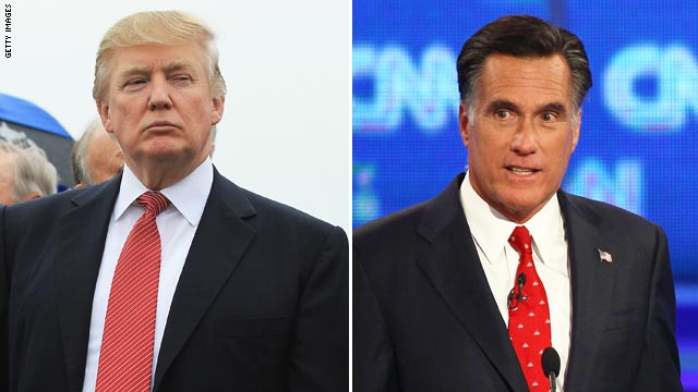 Trump praises Romney, blasts DNC ad