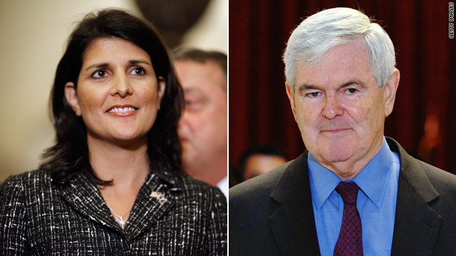 Gingrich to stay at South Carolina governor's mansion