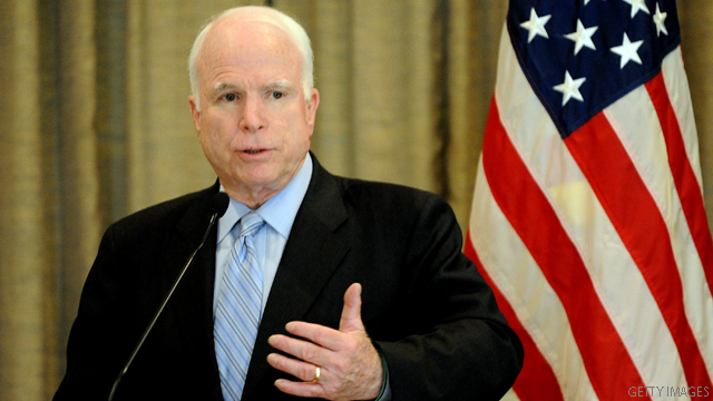 McCain renews call for U.S. action in Syria, calling Obama strategy 'shameful'
