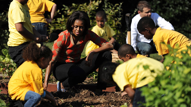 Michelle Obama's White House harvest