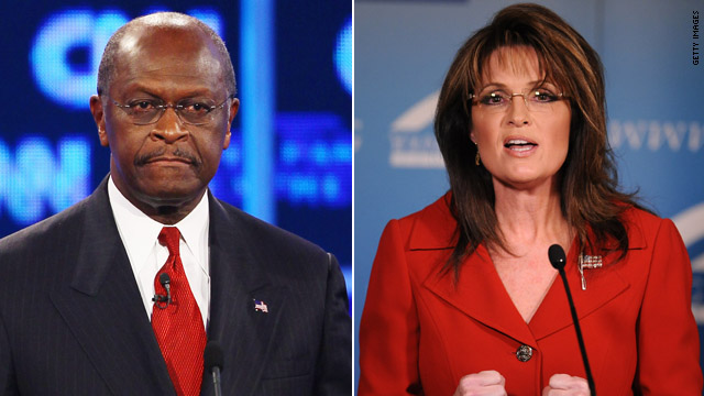 Cain jabs Palin again over 'flavor the week' comment