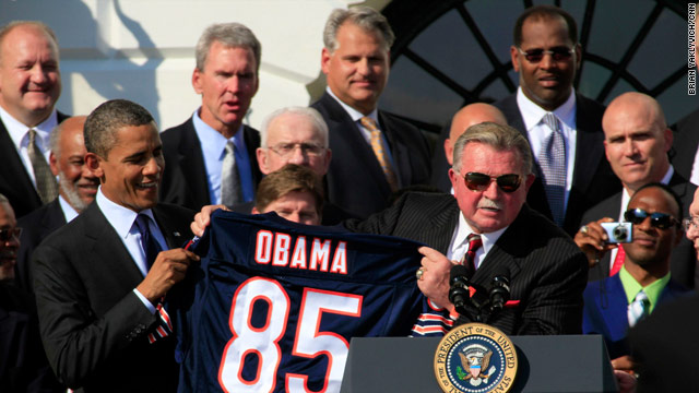 Da Bears at Da White House