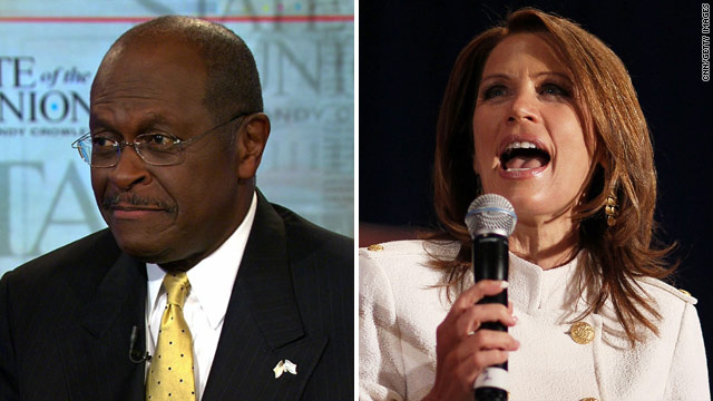 Bachmann, Cain duck question on Romney's faith