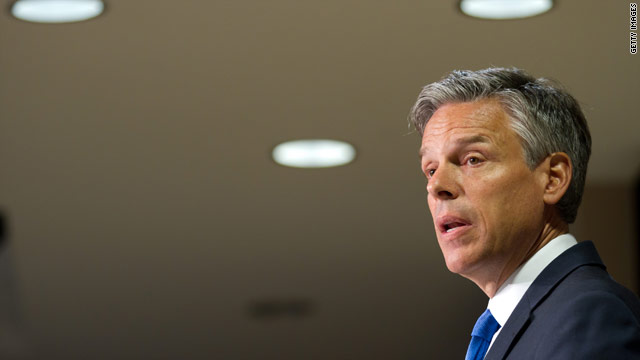Huntsman accuses Romney of soundbite foreign policy