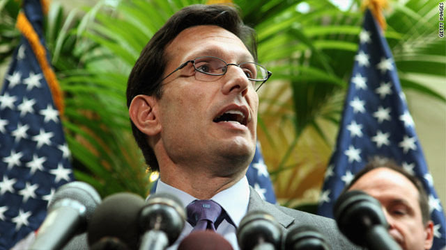 Cantor opposes fiscal cliff bill