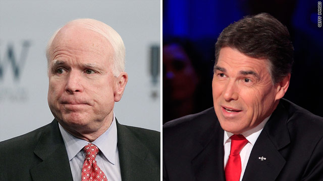McCain to Perry: Get some rest
