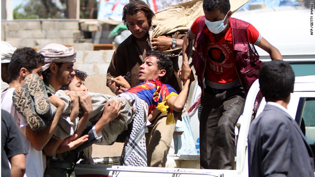 Security forces fire on protesters in Yemen