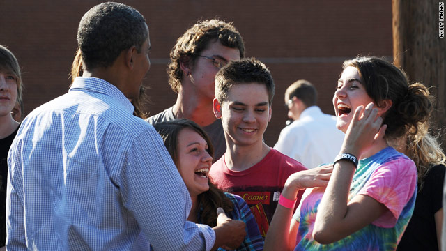 Forget Obama, student wants to meet Bieber