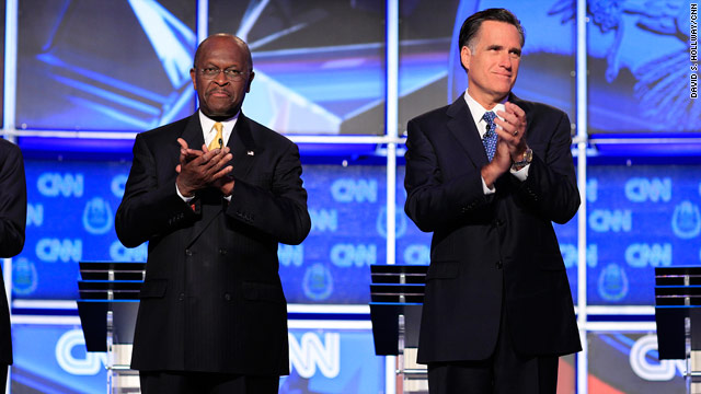 Polls: Romney, Cain compete at top in key battleground states