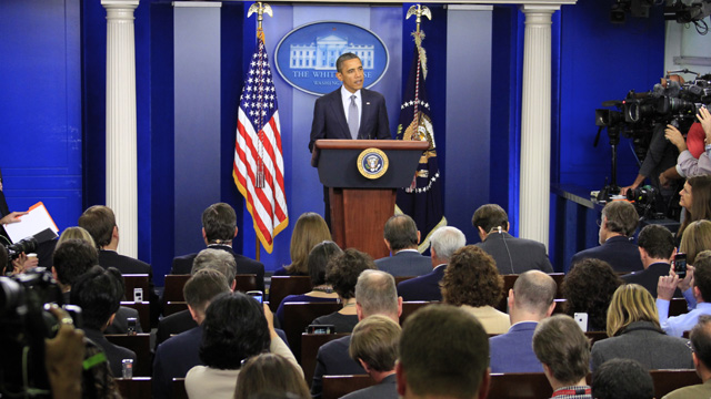 Pres. Obama: "troops in Iraq will definitely be home for the holidays"