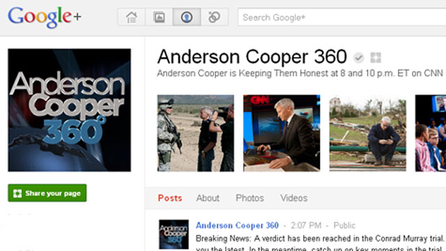 Want to hangout with AC360? Join us on G+!