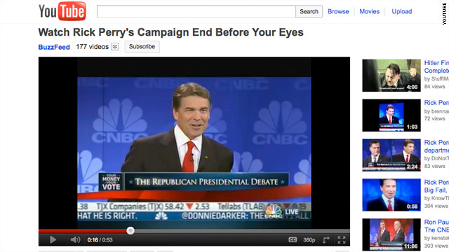 Perry's 'Oops' video tops YouTube