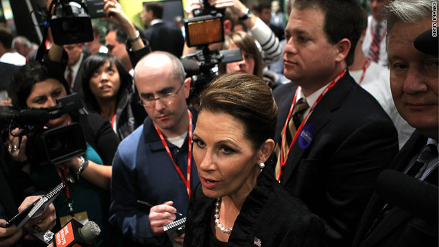 Bachmann cries 'bias' after Saturday debate
