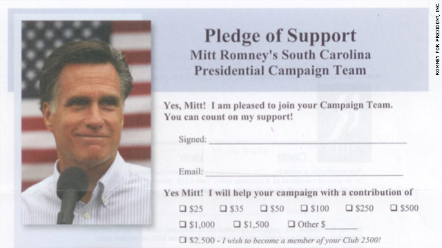 Romney mail hits South Carolina