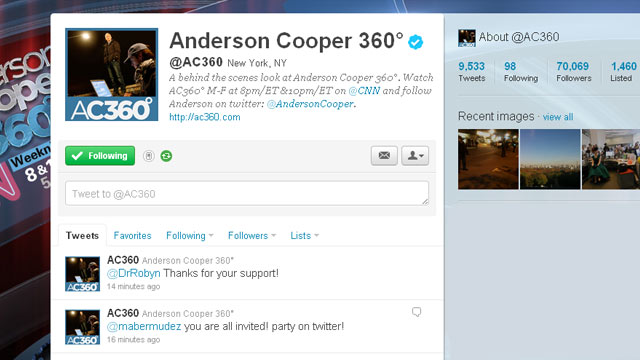 Thank you @AC360 Twitter friends! Thank you @AC360 Twitter friends!