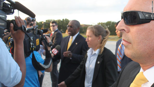 Cain speaks out on Secret Service protection