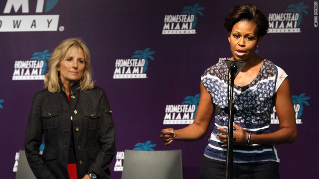 First lady & Mrs. Biden greeted with boos at NASCAR event
