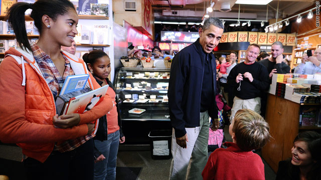 President's retail therapy for 'Small Business Saturday'