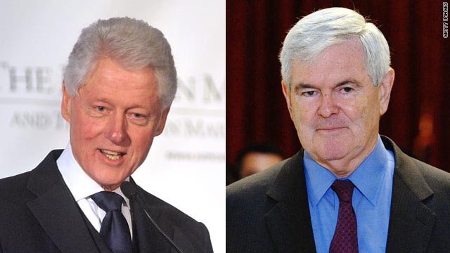Bill Clinton says Gingrich surge a result of thoughtful positions