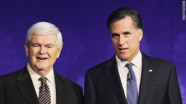 What does it say about Romney that he won't debate Gingrich one-on-one?