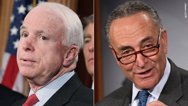 McCain insults Long Island, Schumer hits back at Arizona
