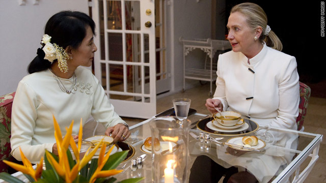 Dinner with Suu Kyi