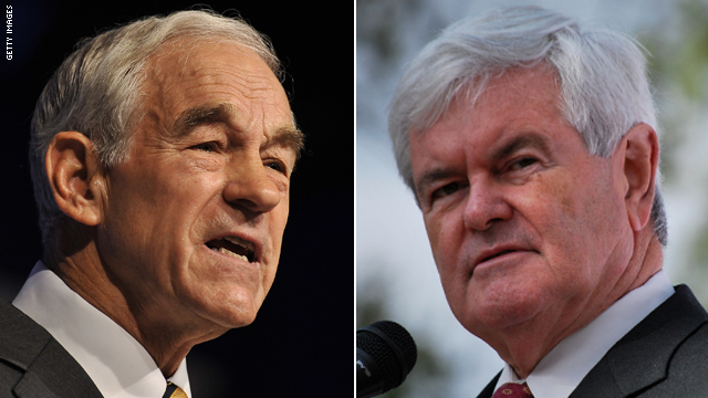 CNN Poll: Majority in GOP say Gingrich and Paul should end bids