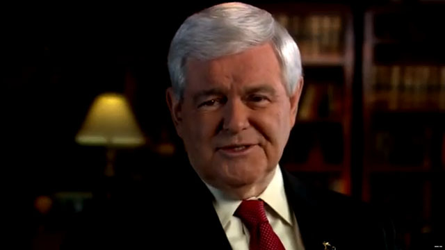 Gingrich goes up with first spot of presidential campaign