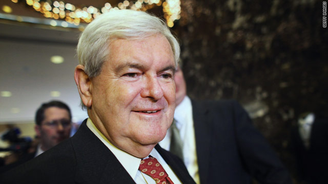 CNN Poll: Gingrich front-runner in 3 of first 4 states to vote