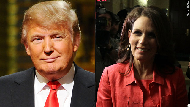 Trump 'very disappointed' in Bachmann