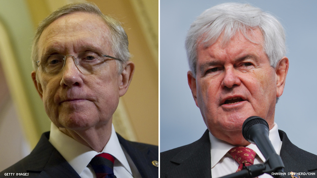 Reid labels Gingrich 'presumptive' nominee