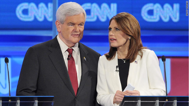 Bachmann camp: Gingrich morphs positions based on 'who's paying'