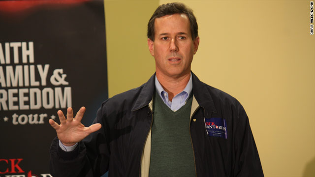Santorum on controversial remark: I was 'tongue-tied'