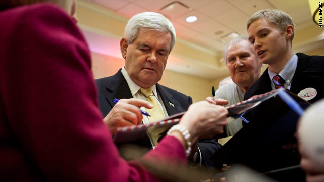 Gingrich secures spot on Virginia ballot