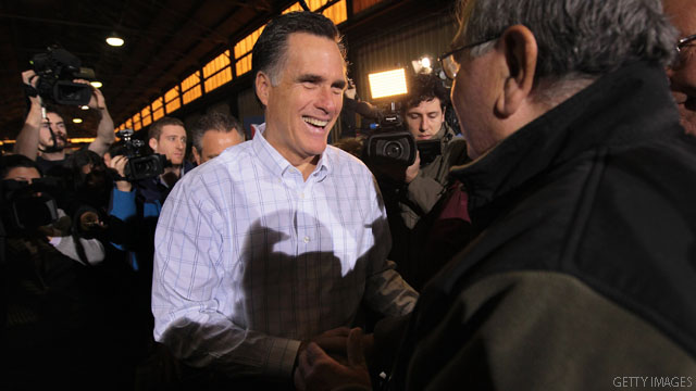 Romney's sugar fix for 7 stop day