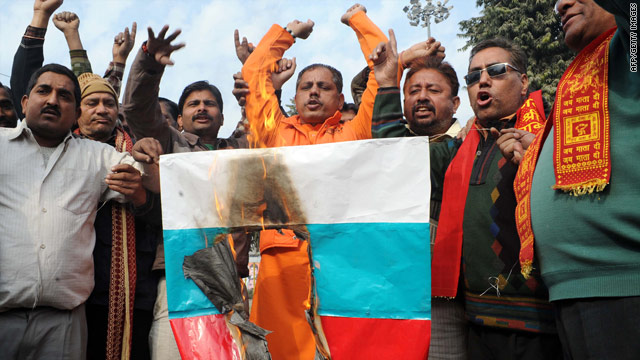 people burning gay flag