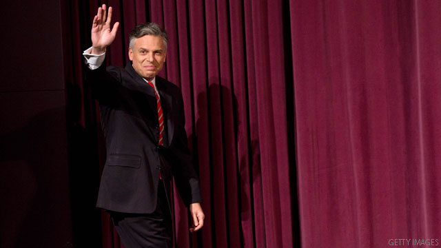 Huntsman offers up own money for bid