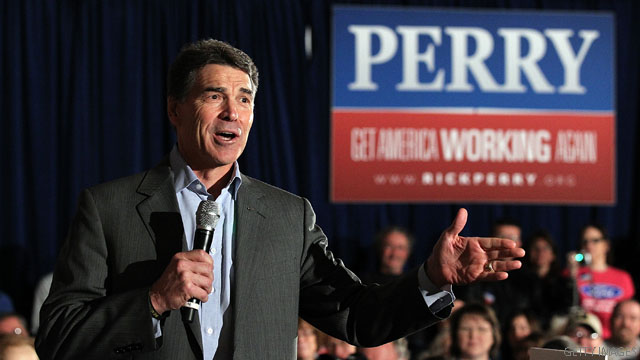 Perry makes play for Christian voters in South Carolina