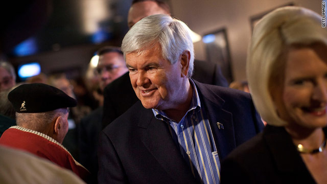 Gingrich mulls strategy shift after Iowa