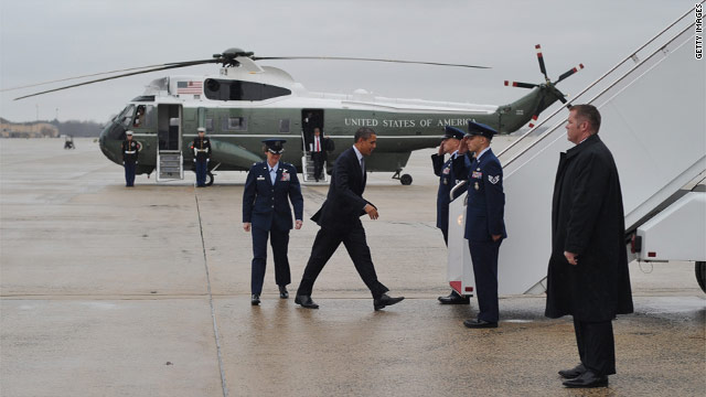 Obama returns to chilly Washington, political scene