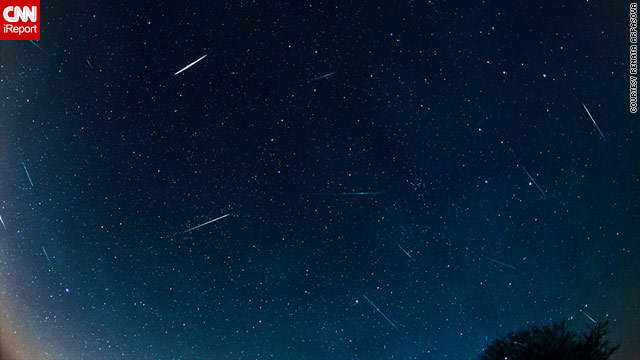 iReportera capta una espectacular imagen de la lluvia de meteoros cuadrántidas