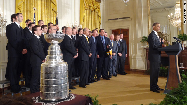 Stanley Cup comes to the White House