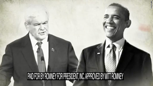 Romney out with biting ad against Gingrich