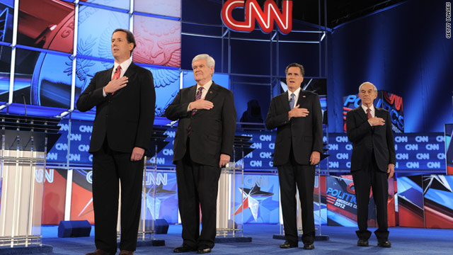 Gingrich, Romney clash over immigration, consulting, moon