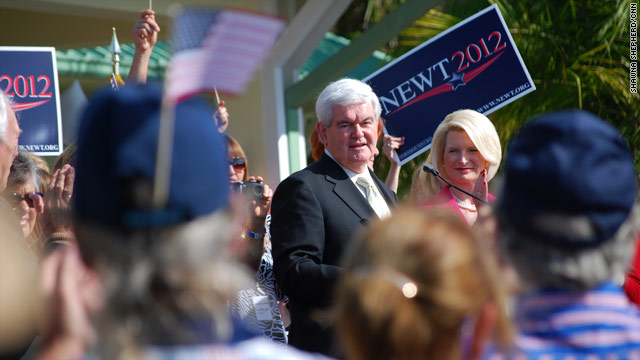 Gingrich pushes his conservative background to Florida GOP