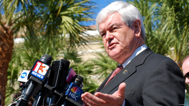Gingrich looks for anti-Romney convention vote