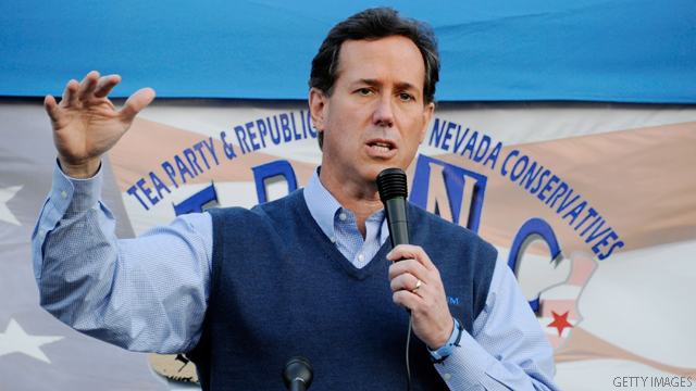 Santorum jabs Gingrich moon colony via satellite