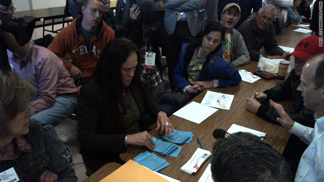 Votes tallied at Las Vegas caucus site